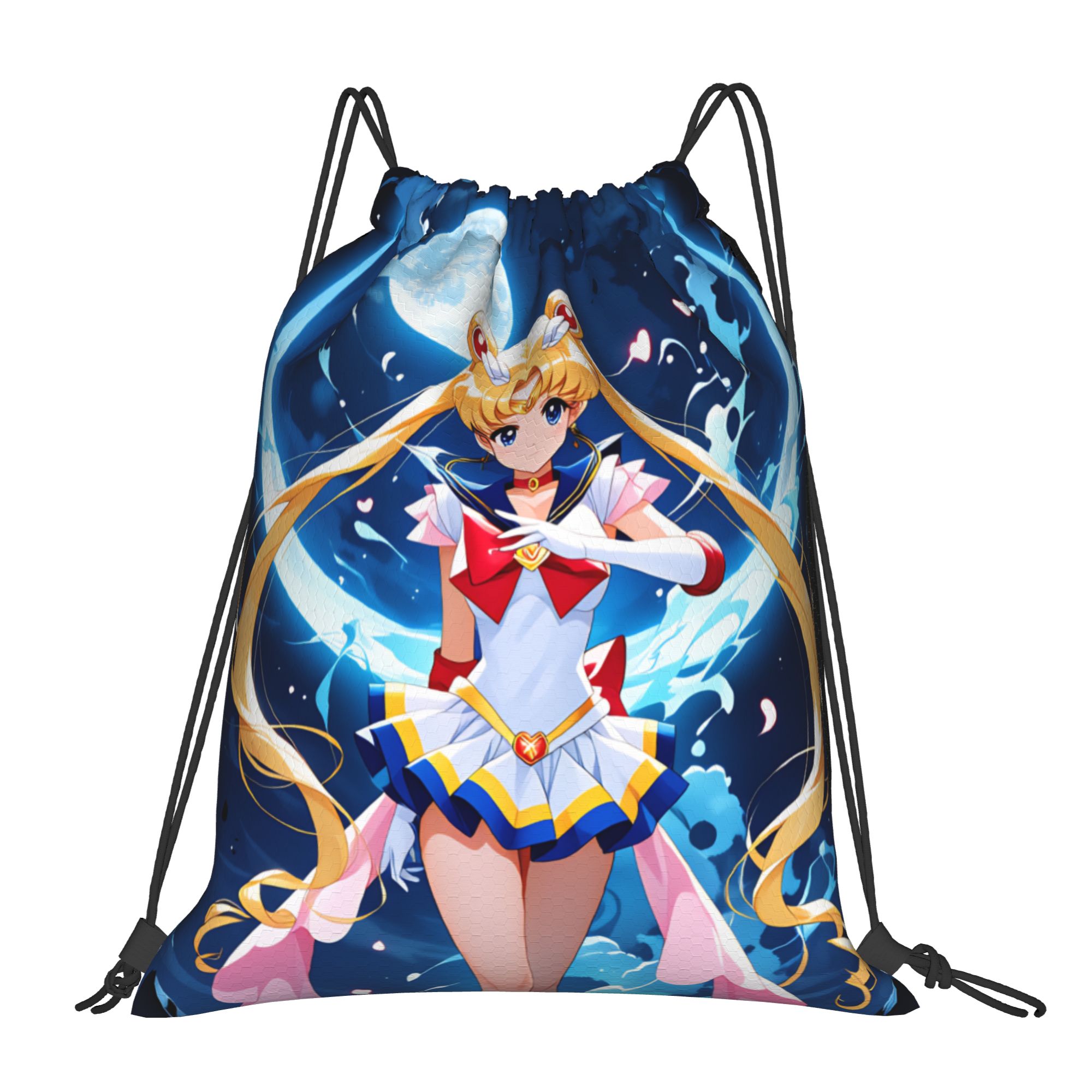 Drawstring Gym Bag - Sacs à cordon personnalisés S-Sailors Moons