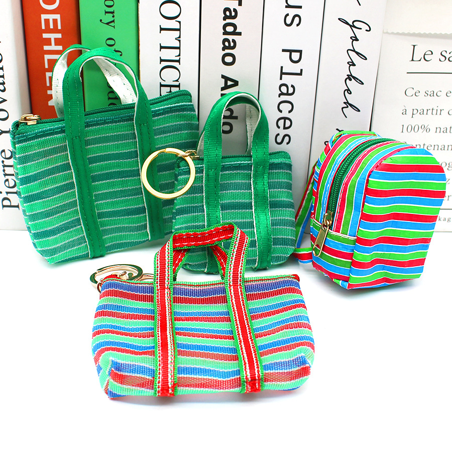 Mini Backpack Purse - Porte-clé en filet de pêche, panier