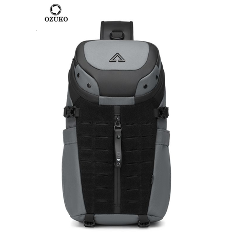 Travel Backpack Anti Theft - Sac de Poitrine Ozuko pour Homme,