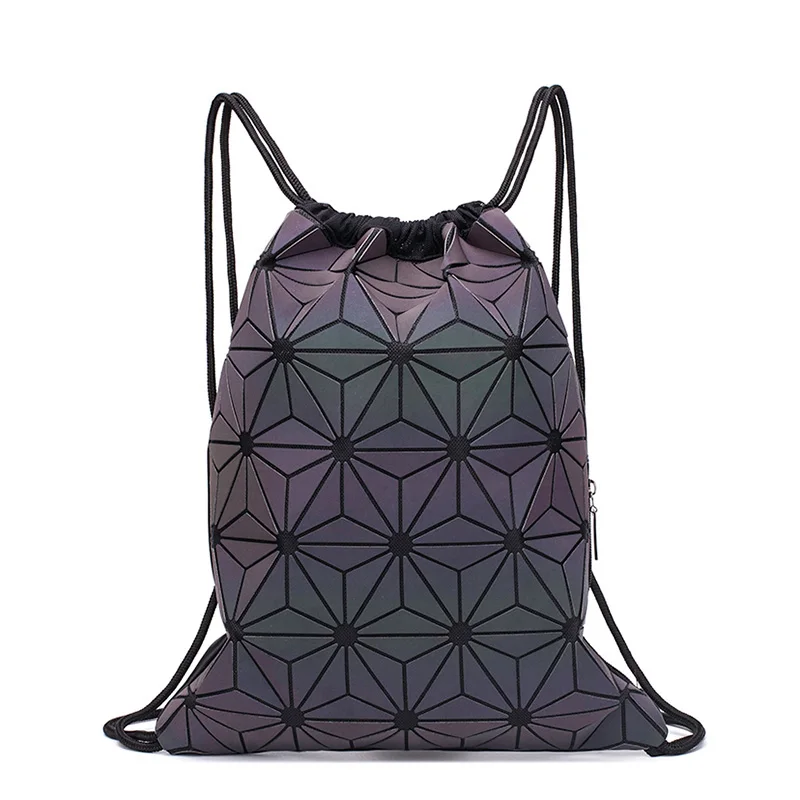 Fashion Backpack Women - Sac à dos holographique pour femme,
