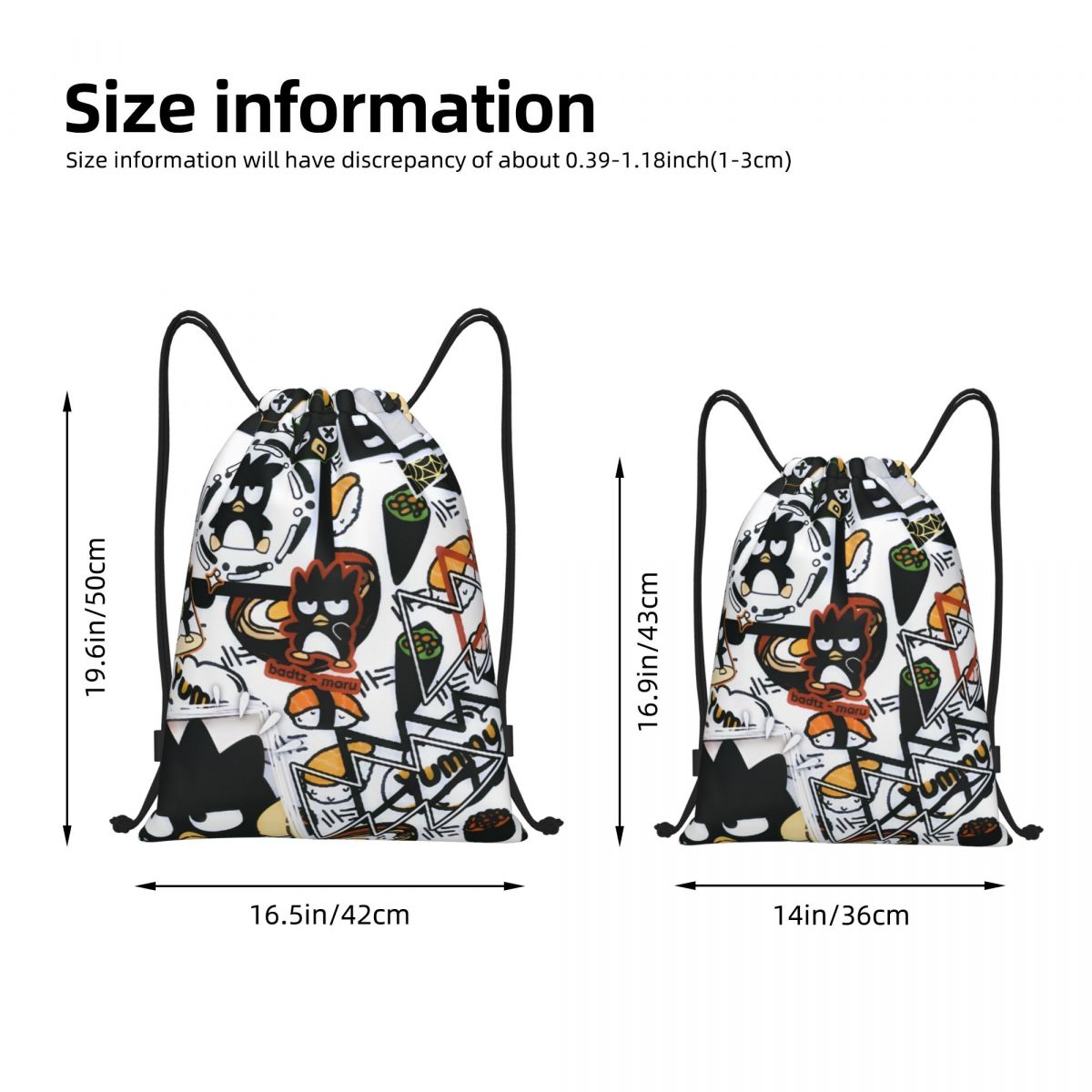 Dessin animé mignon pingouin B - Drawstring Gym Bag avis et prix