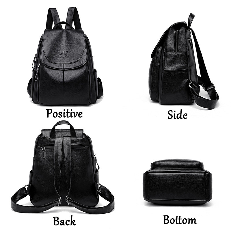 9 couleurs femmes sacs à dos e - Leather Backpack Vintage avis et prix