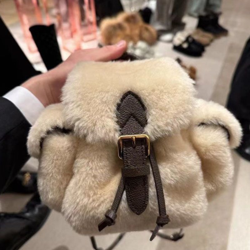 JIAERDI rétro en peluche sac à - Leather Backpack Vintage avis et prix