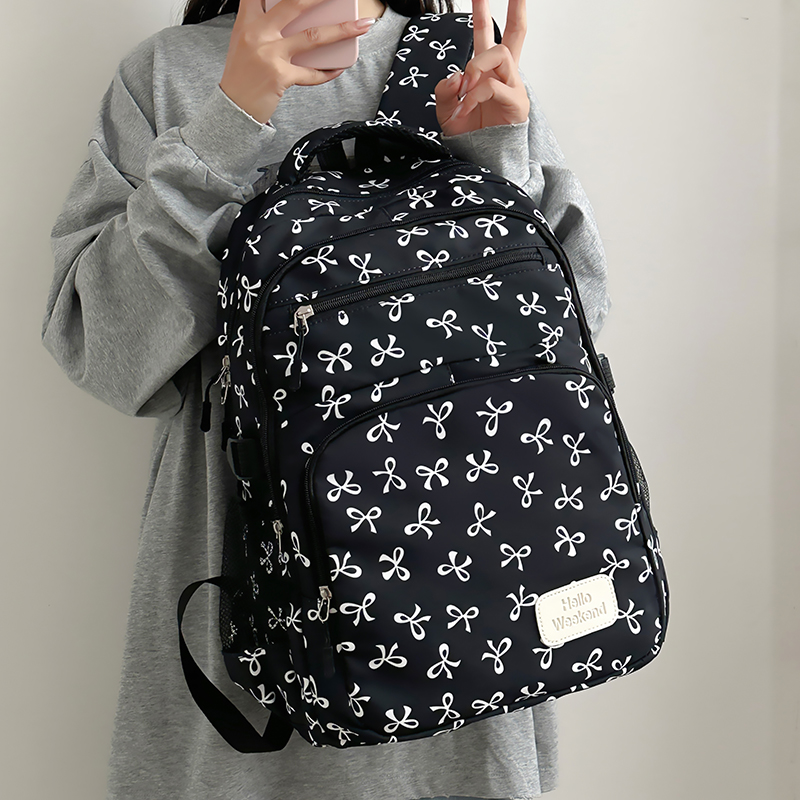 Sac à dos imprimé nœud papillo - Sling Backpack Shoulder avis et prix