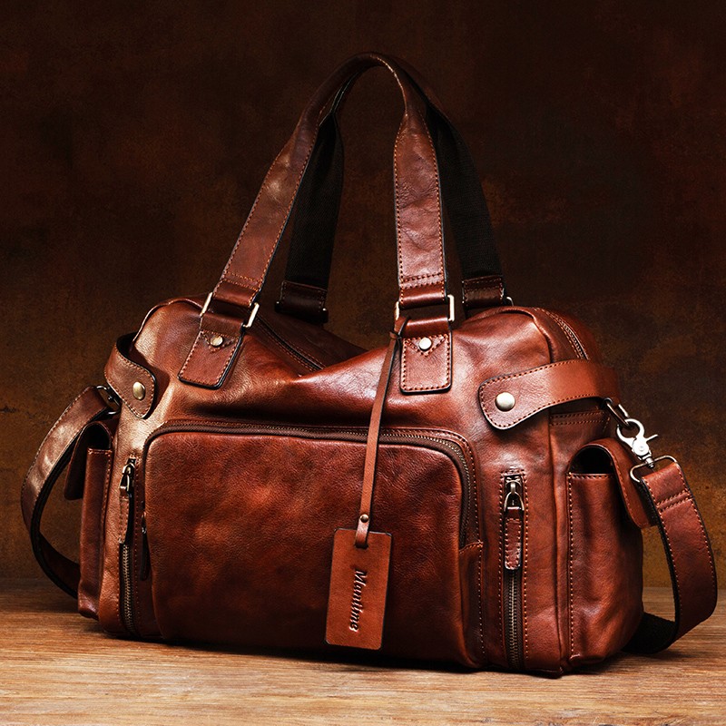 Sac pour hommes Vintage en cui - Leather Backpack Vintage avis et prix