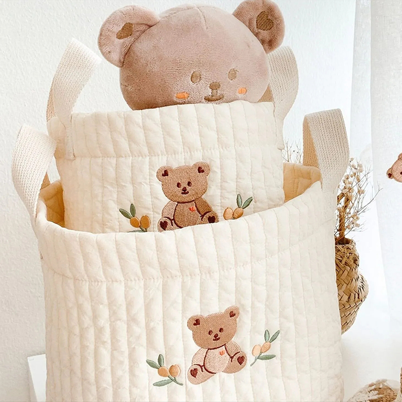 INS-Sac à couches brodé ours m - Backpack Diaper Bag avis et prix