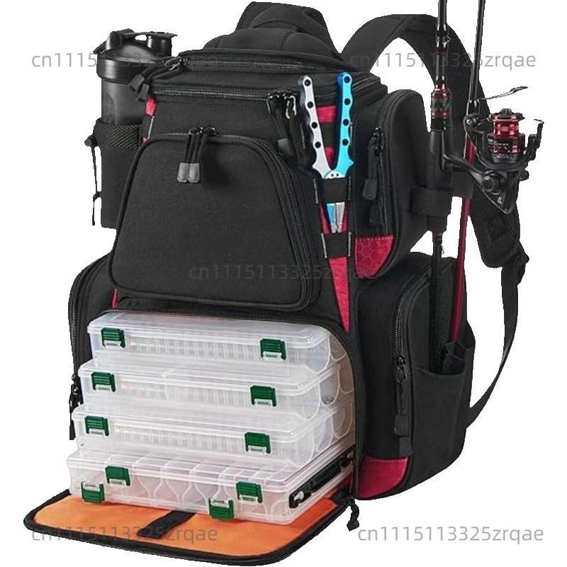 Sac à dos de pêche avec grand  - Rain Cover Backpack avis et prix