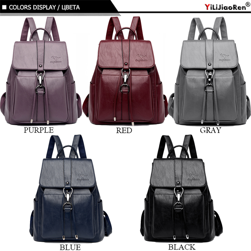 Sac à dos antivol en cuir de g - Travel Backpack Anti Theft avis et prix