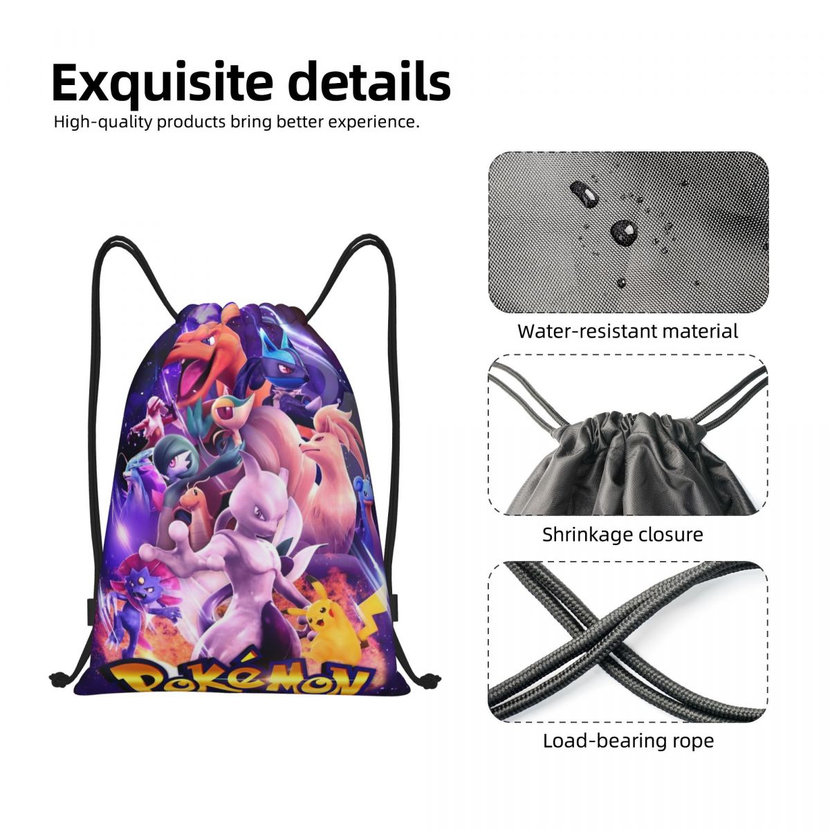 Sac à dos à cordon de serrage  - Drawstring Gym Bag avis et prix