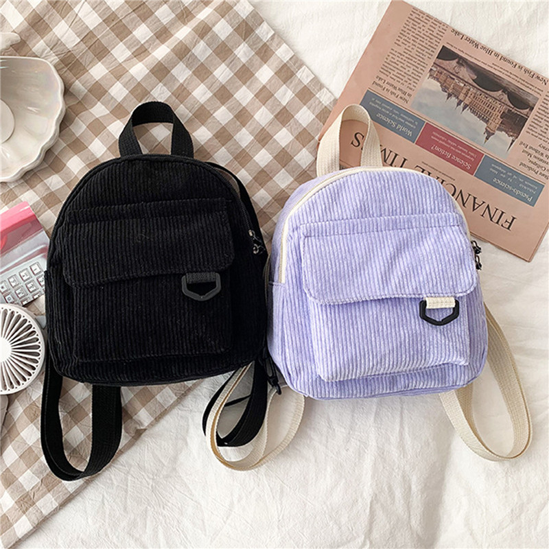 Couleur unie Mini sac à dos ve - Fashion Backpack Women avis et prix