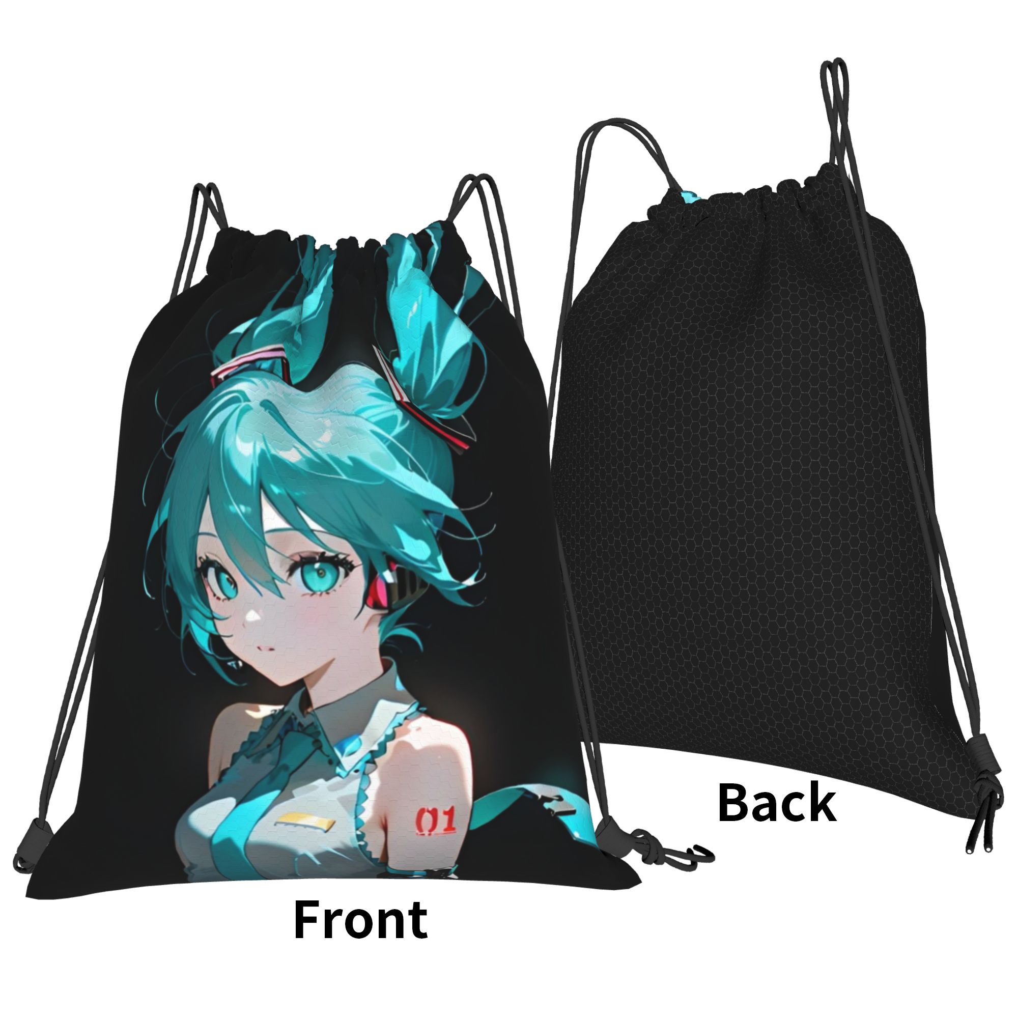 H-Hatsunes Mikus Sac à dos à c - Drawstring Gym Bag avis et prix