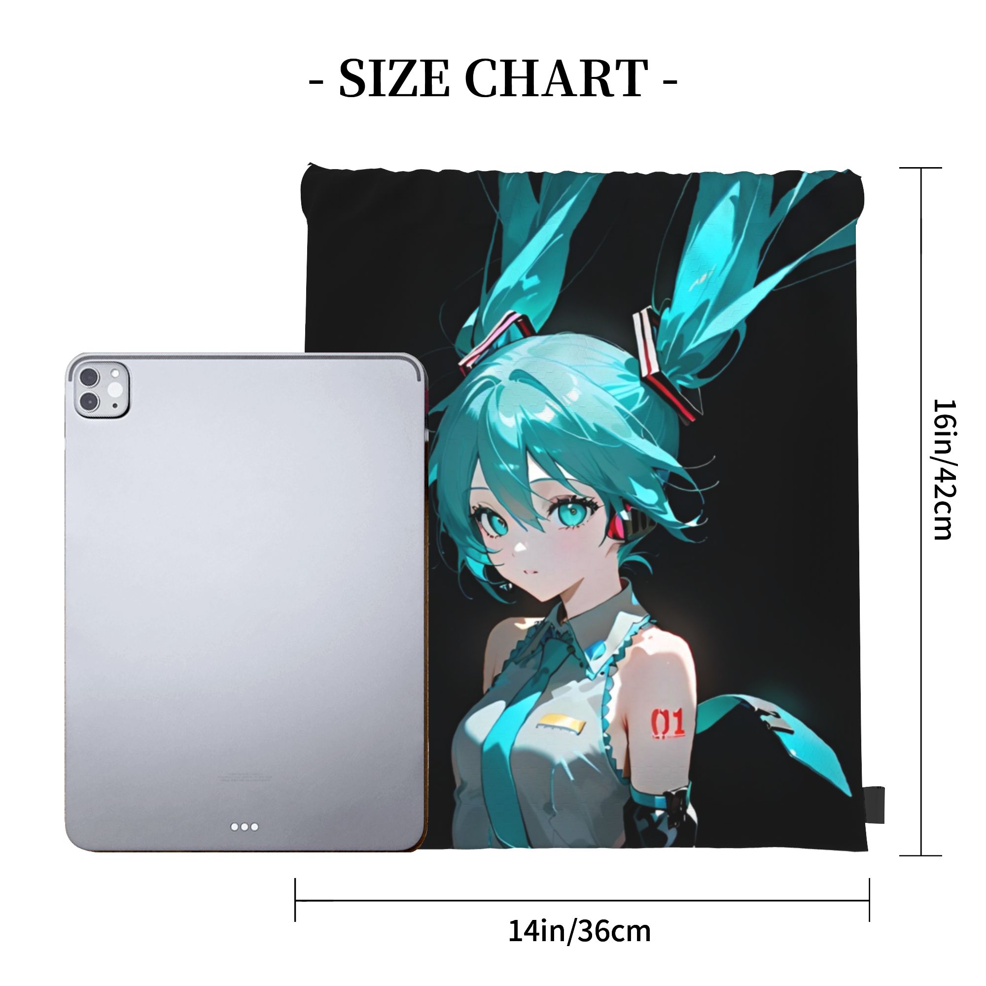 H-Hatsunes Mikus Sac à dos à c - Drawstring Gym Bag avis et prix