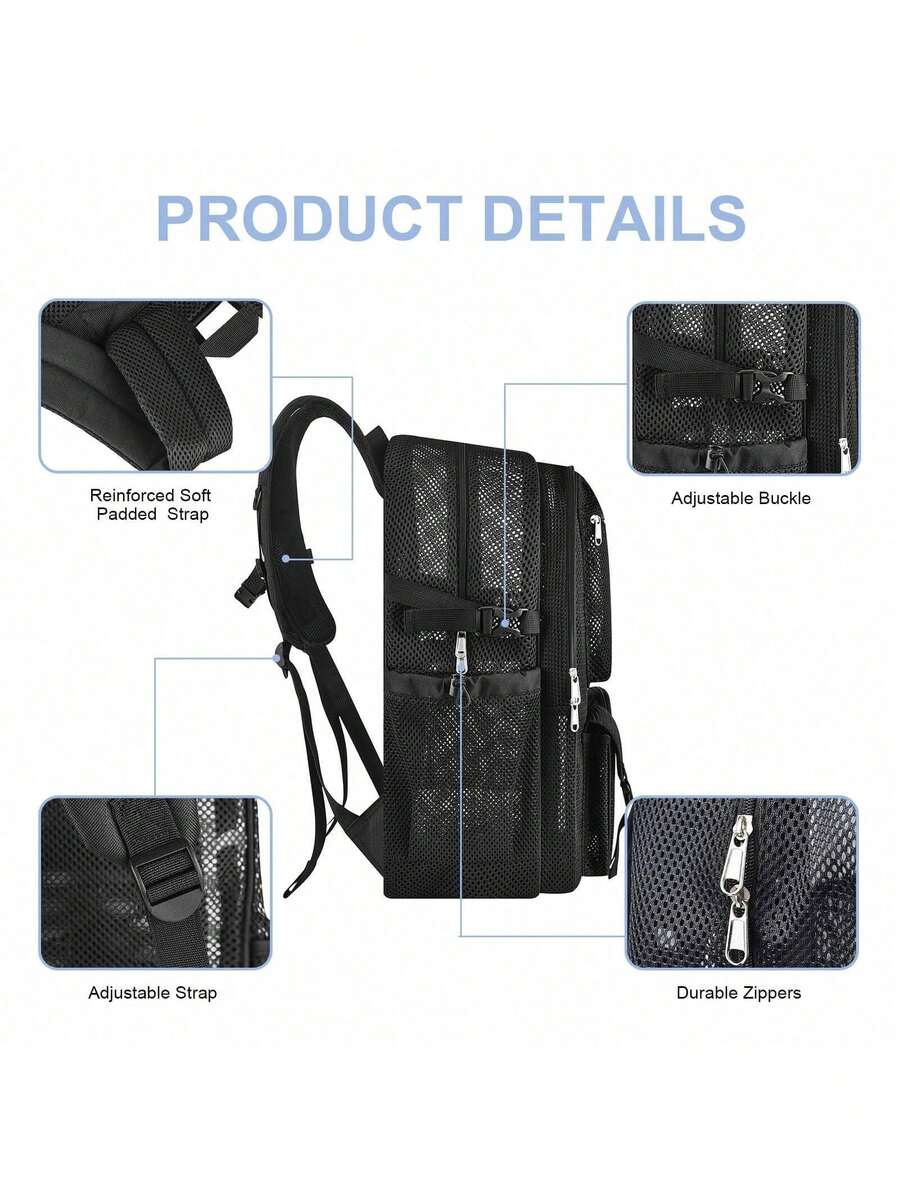 Sac à dos en maille 36L, grand - Canvas Backpack Casual avis et prix